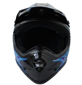 Børne Crosser Hjelm Blue Beast-3