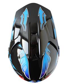 Børne Crosser Hjelm Blue Beast-5