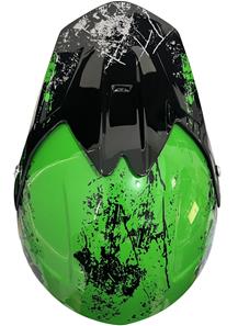 Børne Crosser Hjelm Phantom Green-5