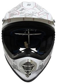 Børne Crosser Hjelm Pink Butterfly-3