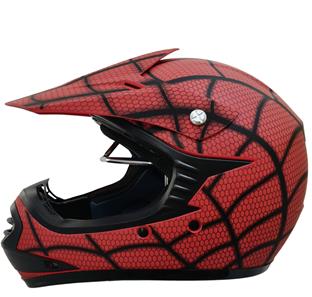 Børne Crosser Hjelm SpiderRed-2