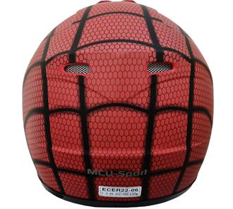 Børne Crosser Hjelm SpiderRed-3