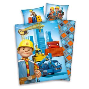 Byggemand Bob Junior  Sengetøj v2 100x135 cm - 100 procent bomuld