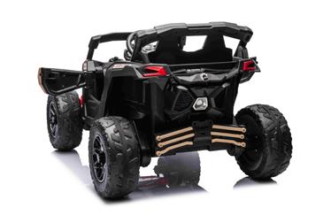 Can-Am Maverick UTV m/Lithium + 4x12V Motor + Gummihjul + Lædersæde-10