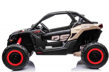 Can-Am Maverick UTV til 2 Børn m/Lithium + 4x24V Motorer + Gummihjul-2