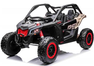 Can-Am Maverick UTV til 2 Børn m/Lithium + 4x24V Motorer + Gummihjul