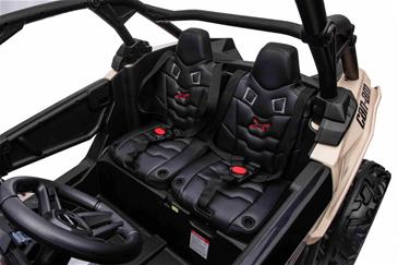 Can-Am Maverick UTV til 2 Børn m/Lithium + 4x24V Motorer + Gummihjul-5