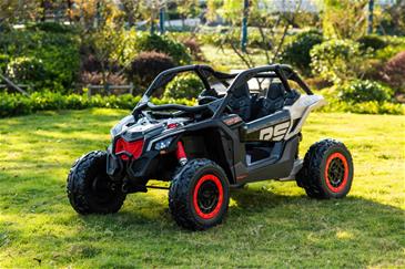 Can-Am Maverick UTV til 2 Børn m/Lithium + 4x24V Motorer + Gummihjul-7