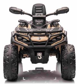 Can-Am Outlander EL ATV 21,6V Khaki(4xMotor, Lædersæde, Gummihj.)-2