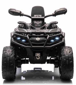 Can-Am Outlander EL ATV 21,6V Sort (RC, 4xMotor, Lædersæde, Gummihj.)-2