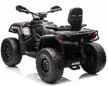 Can-Am Outlander EL ATV 21,6V Sort (RC, 4xMotor, Lædersæde, Gummihj.)-4