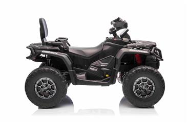 Can-Am Outlander EL ATV 21,6V Sort (RC, 4xMotor, Lædersæde, Gummihj.)-6