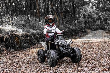 Can-Am  Renegade EL ATV 21,6V (Lithium, RC, 4xMotor, Lædersæde, Gummihj.)-3