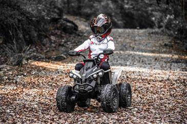 Can-Am  Renegade EL ATV 21,6V (Lithium, RC, 4xMotor, Lædersæde, Gummihj.)-4