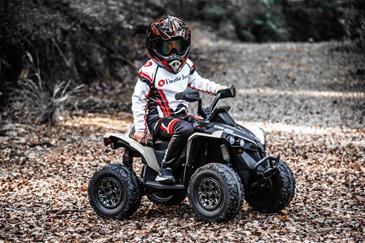 Can-Am  Renegade EL ATV 21,6V (Lithium, RC, 4xMotor, Lædersæde, Gummihj.)-6