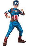 Captain America Classic Avengers børnekostume (3-9 år)