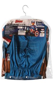 Captain America Deluxe Top udklædningssæt, 8-10 år-4
