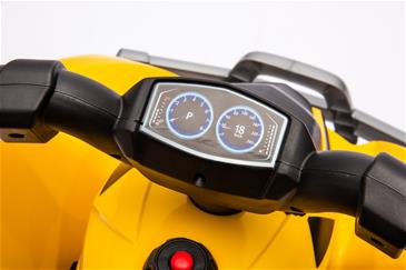 CAT Caterpillar EL-ATV til børn 7,2V Lithium + Lædersæde-12