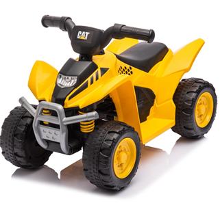CAT Caterpillar EL-ATV til børn 7,2V Lithium + Lædersæde-4