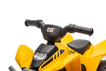 CAT Caterpillar EL-ATV til børn 7,2V Lithium + Lædersæde-5