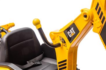 CAT Caterpillar EL Traktor m/Frontskovl + Gravekran til Børn-18