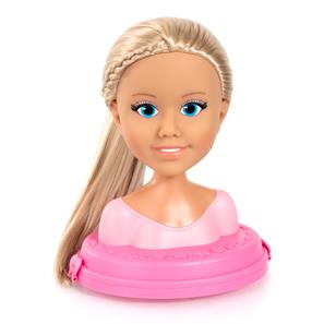Charlene Top Model Sminke og Frisørhoved med kosmetik 21 cm-10
