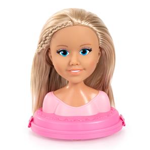 Charlene Top Model Sminke og Frisørhoved med kosmetik 21 cm-11