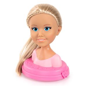 Charlene Top Model Sminke og Frisørhoved med kosmetik 21 cm-13