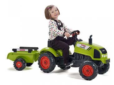  Claas Arion 410 Pedal traktor til børn m/trailer -3