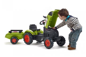  Claas Arion 410 Pedal traktor til børn m/trailer -4