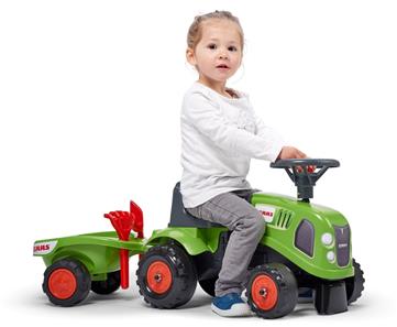 Claas Gå-Traktor med Trailer og værktøj-4
