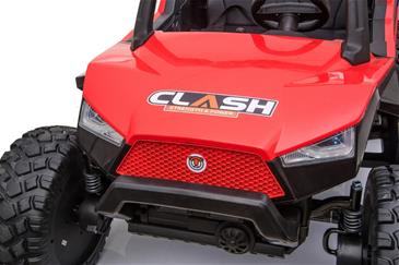 Clash Boogie XL Elbil til 2 Børn m/4x24V Motorer + Gummihjul + fjernb-9