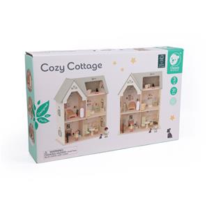 Classic World Cosy Træ Dukkehus med tilbehør-3