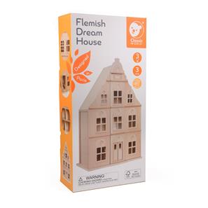 Classic World Flemish Dream House Stort Træ Dukkehus-8
