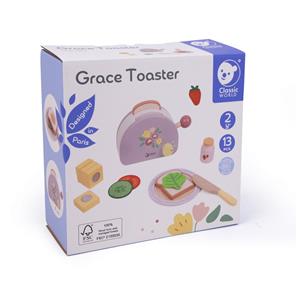 Classic World Grace Brødrister sæt med tilbehør - Træ legetøj-2