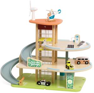 Classic World Green Træ Stort Parkeringshus med tilbehør