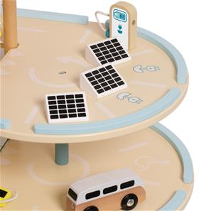 Classic World Green Træ Stort Parkeringshus med tilbehør-4