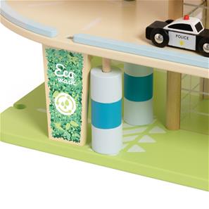 Classic World Green Træ Stort Parkeringshus med tilbehør-6