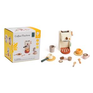 Classic World Kaffemaskine i Træ – Legesæt-6