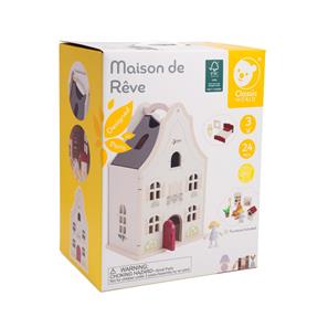 Classic World Maison de Reve Træ Dukkehus med tilbehør-9