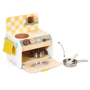 Classic World Mini Legekøkken i træ til børn (fra 3 år)-3