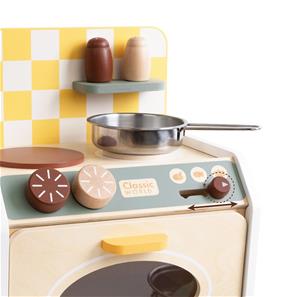 Classic World Mini Legekøkken i træ til børn (fra 3 år)-4