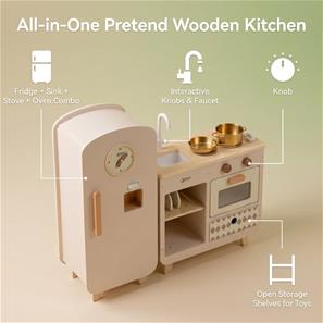 Classic World Moderne Træ legekøkken til børn-2