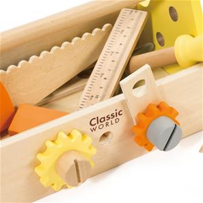 Classic World Moderne Træ Værktøjskasse til børn (fra 3 år)-4