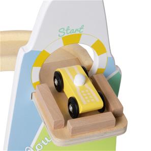Classic World Mountain Racer Bilbane i træ - Med 3 biler-5