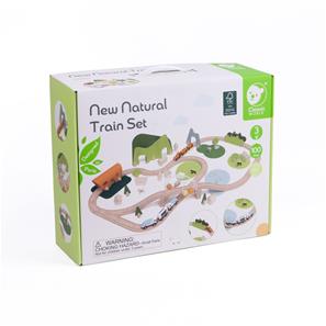 Classic World Natural Tog Sæt, Trælegetøj-2