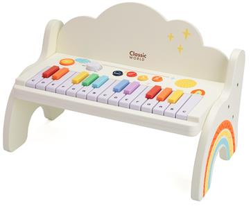 Classic World Regnbue børneklaver med Lys (fra 3 år)