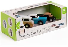 Classic World Touring Bilsæt i træ – 3 klassiske biler