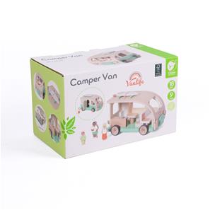 Classic World Træ autocamper med figurer (fra 18 mdr.)-2