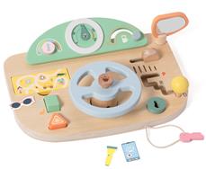 Classic World Træ BilRat med Instrumentbræt aktivitetslegetøj (fra 24 mdr.)
